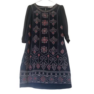 Vintage John Rocha Kleid mit Stickerei