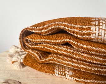 RENU || Rust Orange Indian Wool Throw The Perfect Gift