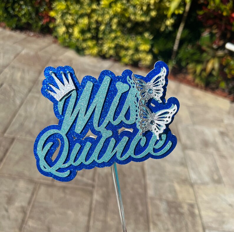 Mis Quince Cake Topper Etsy