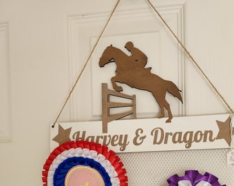 Personalised Rosette Holder