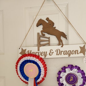 Personalised Rosette Holder