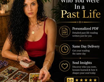 Past Life Reading PDF | Who You Were & Karmic Lessons | Soul Insight Report