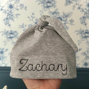 Personalized Newborn Hat, Custom Baby Name Hat, Baby Name Embroidered Hat, Personalized Newborn Beanie, Newborn Beanie, Newborn Name Hat