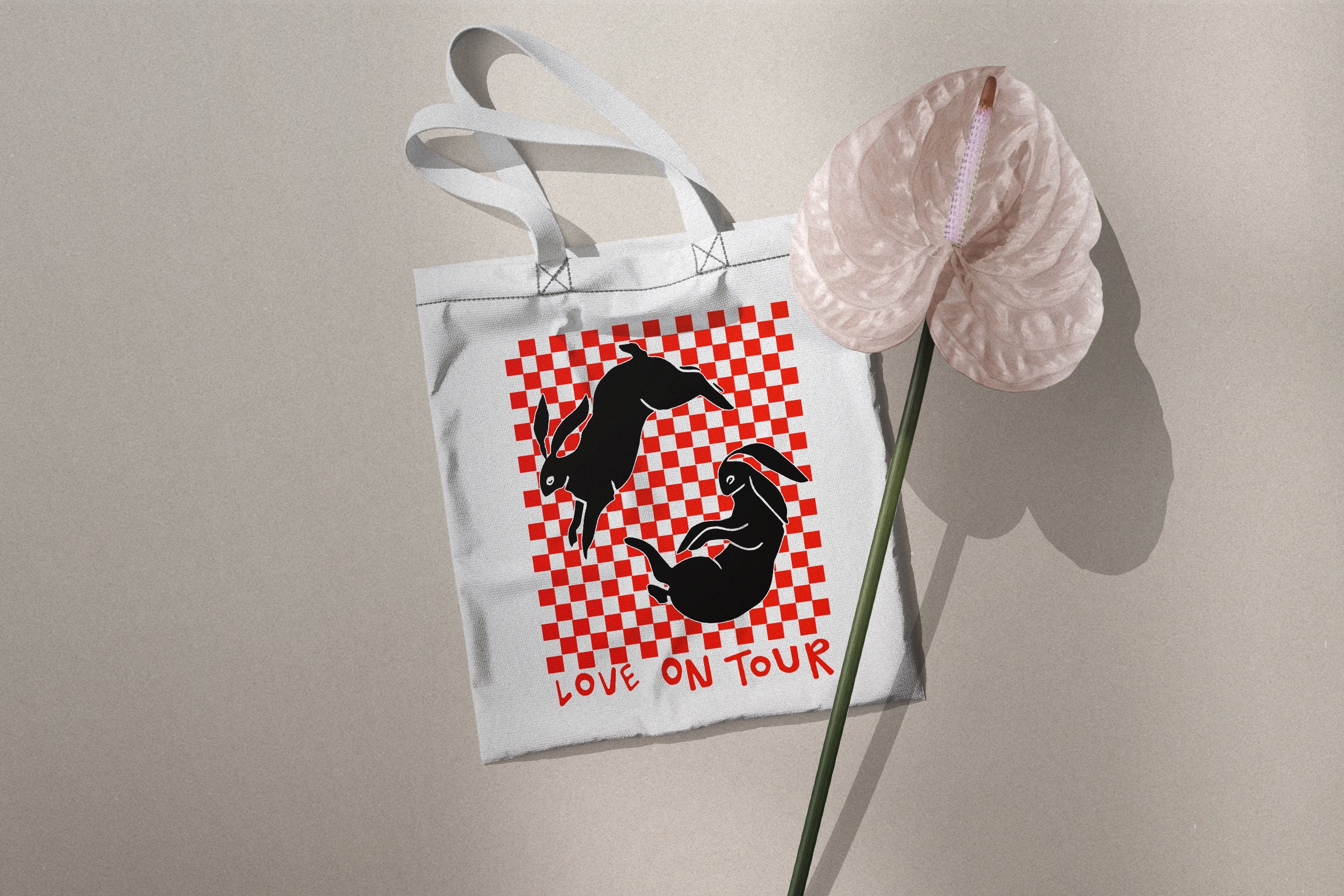 Harry Styles Love on Tour Rabbits 2023 Aesthetic Tote Bag Etsy