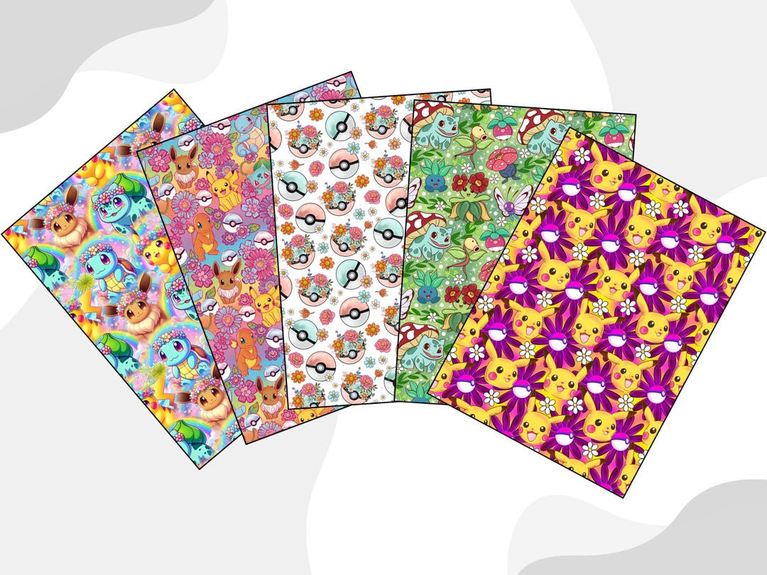 Floral Pokeman Tubie Set | TPN, Feeding Tube, Ivs - Etsy