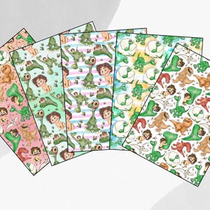 Cartoon Dinosaurier Tubie Set | Port-Deckel-Tubie Clip | mehrere Designs | NJ/NG/PEG Sauerstoff medizinisches Klebeband | Kathederschützer