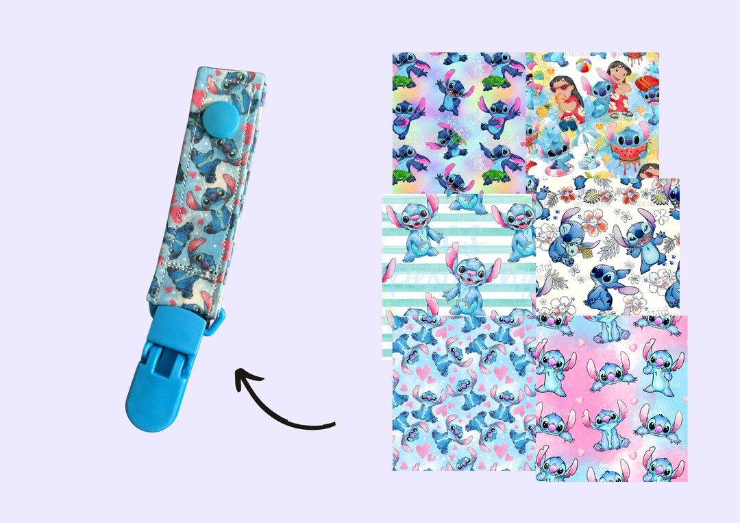 Stitch Tubie Clip Multiple Designs TPN / Feeding Tubes / Medical Line ...