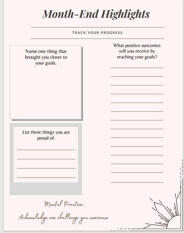 30 Day Printable Self Discovery Planner Etsy