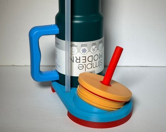 Séchoir compact pour gobelet simple et moderne pour enfant Trek 24 oz - Imprimé en 3D