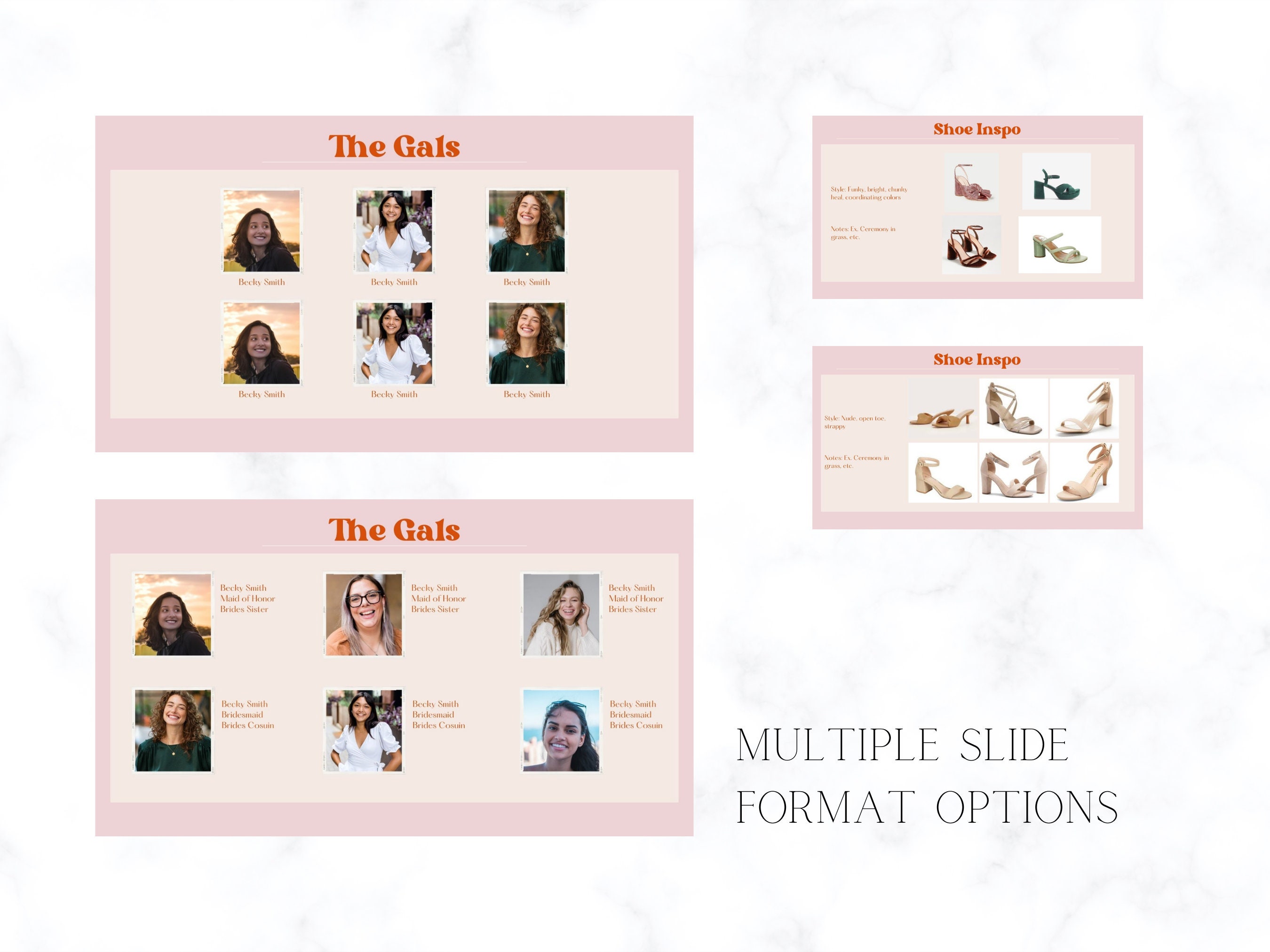 Bridesmaid Guide Template Wedding Slideshow Wedding Party Etsy Bridesmaid Guide Template Wedding Slideshow Wedding Party Etsy