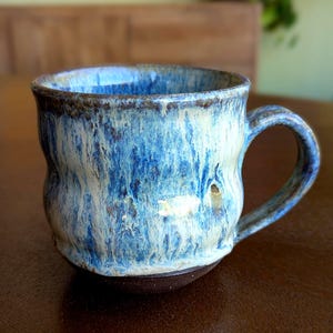 Wheel-thrown Ceramic Handled Cup (12 oz)