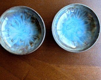 Handmade Ceramic Pinch Bowls: Desert Inspired Bowls, Set of 2