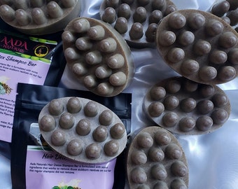Hair Detox Shampoo Bar with Bentonite clay, Kaolin clay, green tea extract, neem extract and vitamin E oil