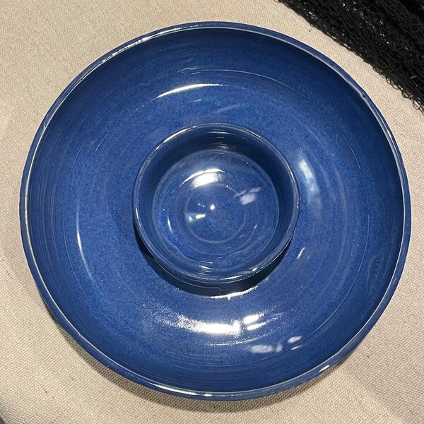 Pottery Chip and Dip Bowl Etsy Australia