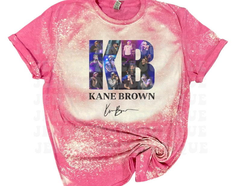 KB Shirt Country Music Bleached Country Concert Tees. In The Air Tour. Western Shirts. Nashville Tee. Adult and Youth Tees. CHOOSE COLOR. Różowy