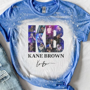 KB Shirt Country Music Bleached Country Concert Tees. In The Air Tour. Western Shirts. Nashville Tee. Adult and Youth Tees. CHOOSE COLOR. Heather Royal Blue