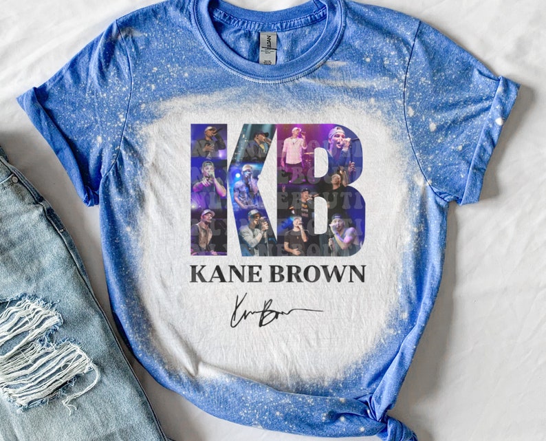 KB Shirt Country Music Bleached Country Concert Tees. In The Air Tour. Western Shirts. Nashville Tee. Adult and Youth Tees. CHOOSE COLOR. Heather Royal Blue