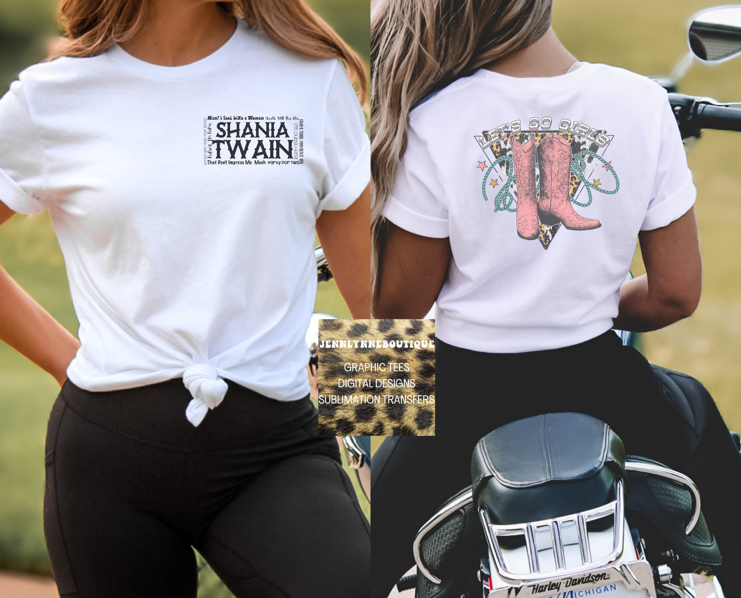 Discover Shania Twain Shirt. 2 SIDED. Let's Go Girls Shirt. Any Man of Mine Queen of Me Concert Tour