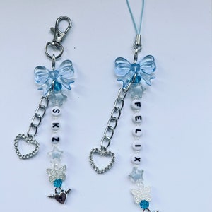 Cute personalized kpop charm perfect for keychain, phone case, light stick, photocard binder, and wallet