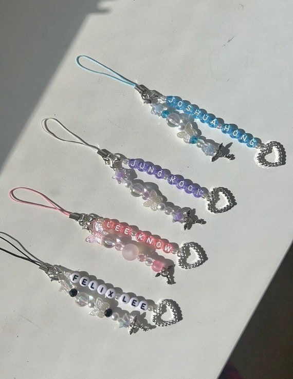 kpop photocard binder charm, kpop keychain, kpop phone case lanyard (CUSTOMIZABLE)