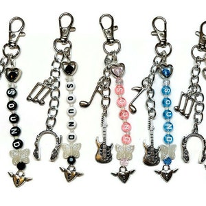SKZ/Stray Kids The Sound inspired kpop keychain, phone charm, photocard binder charm (CUSTOMIZABLE)