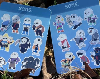 Multiverse Sanses Sticker Sheets
