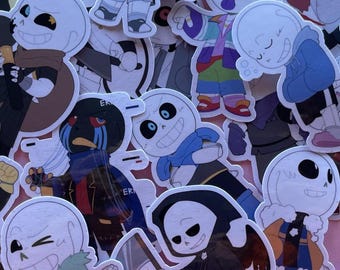 Multiverse Skeletions Sticker Pack: Glossy Water Resistant Decals