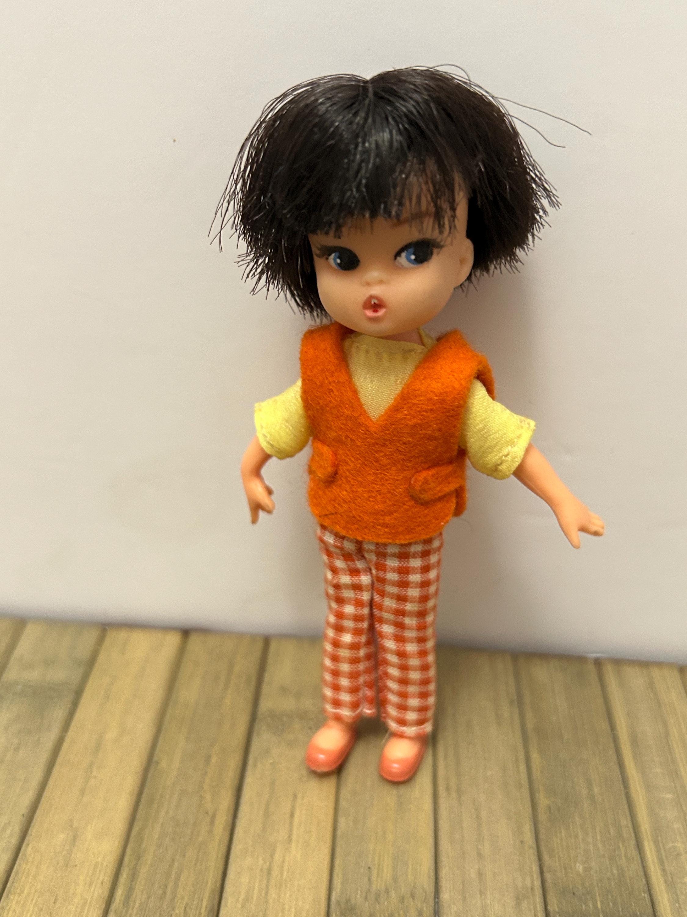 Vintage Hasbro Dolly Darlings Casual 1960's 4 Inch Doll - Etsy