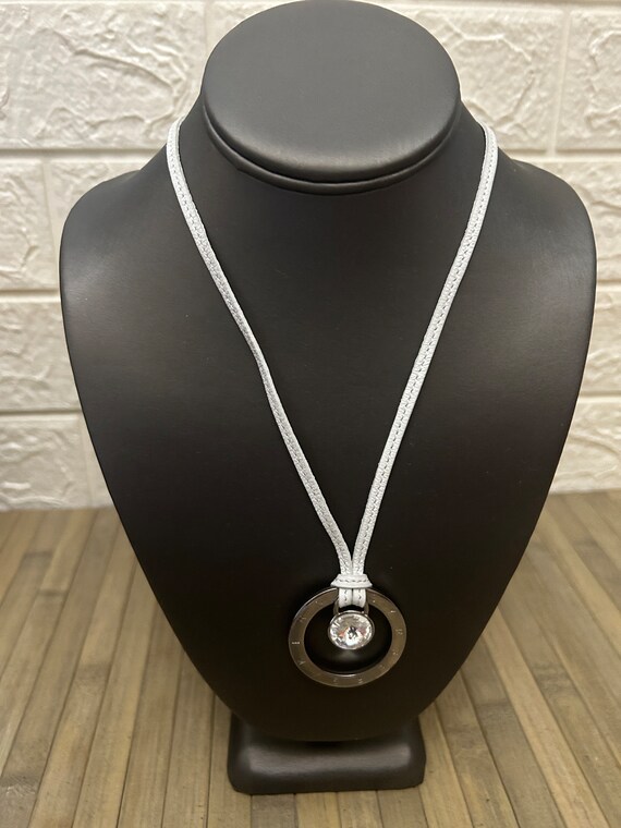 vintage dyrberg Kern pendant necklace crystal , l… - image 2