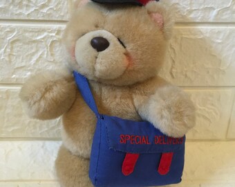 postman bear knitting pattern