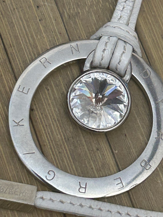 vintage dyrberg Kern pendant necklace crystal , l… - image 5