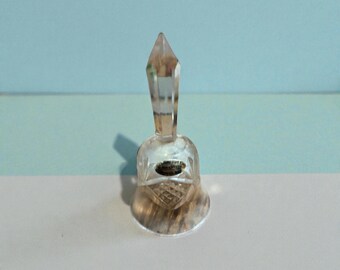 Vintage Sligo Hand Cut Crystal Bell Made In Ireland 5-1/2” Tall. Free shipping