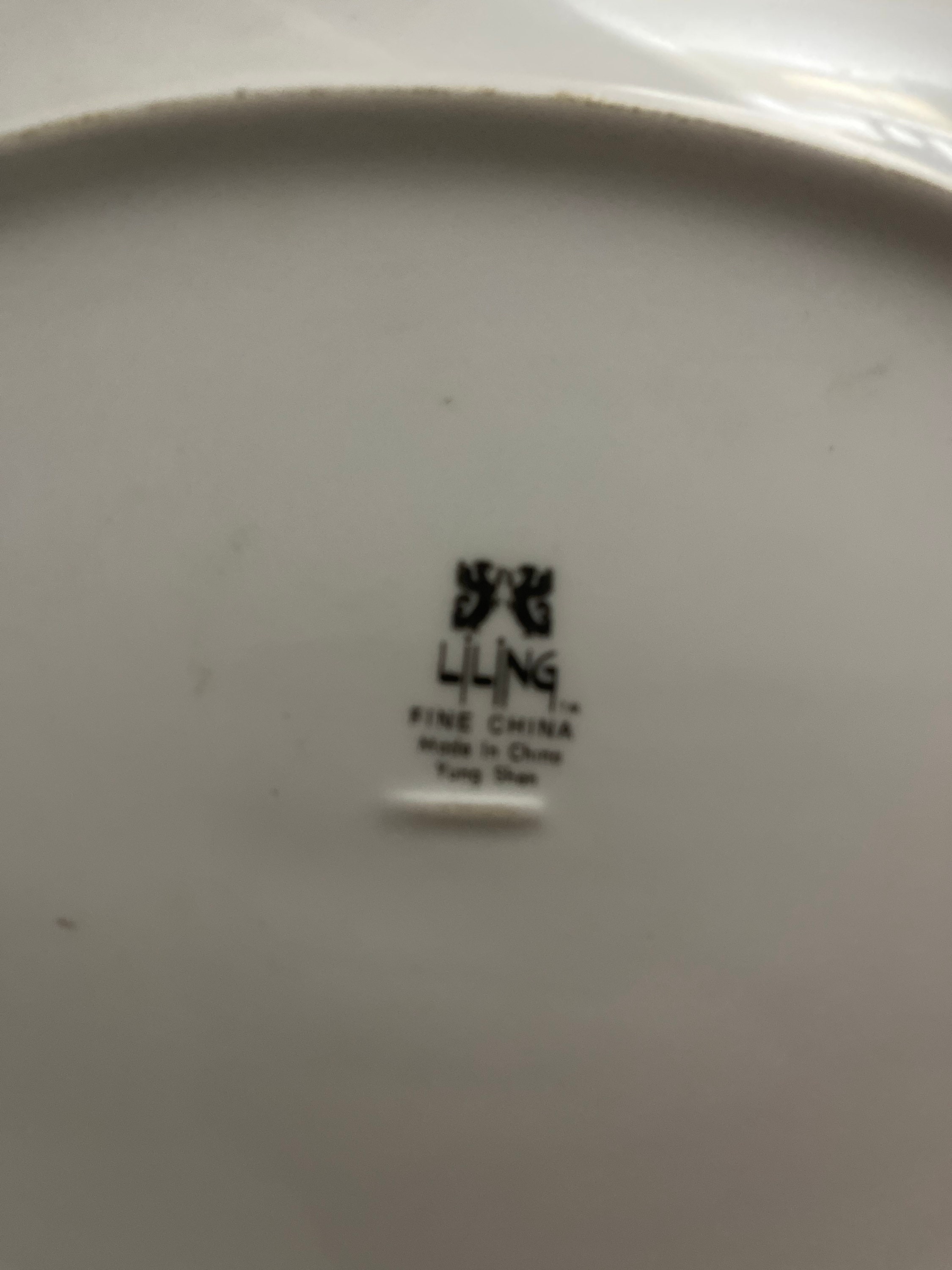 Liling Fine China Yung Shen Ling Rose Serving Platter Etsy