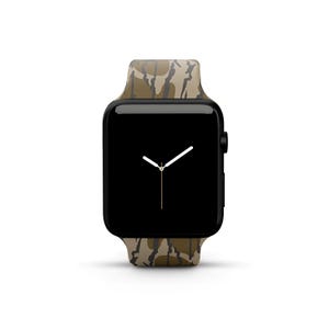 Bottomland Camo Silicone Apple Watch Band - kamoskinz