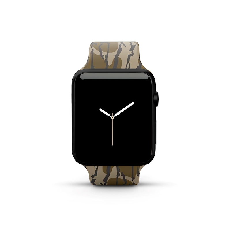 Bottomland Camo Silicone Apple Watch Band - kamoskinz