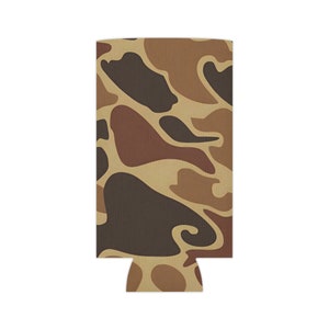 Vintage Duck Camo Can Cooler