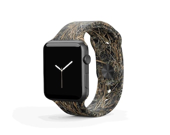 Correa de silicona con estampado de camuflaje REALTREE MAX-7 para Apple Watch