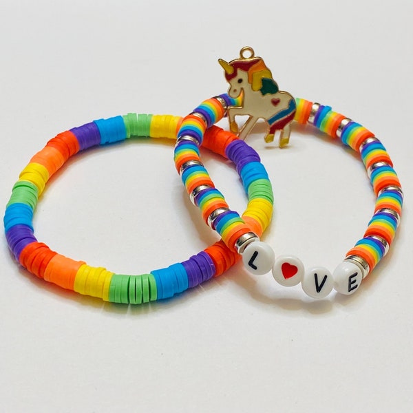 Clay Pride Bracelet - Etsy