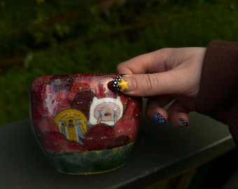Adventure Time scene bowl