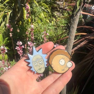 Rick and Morty magnets