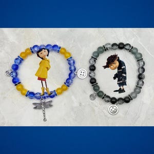 Bracelets Coraline et Wybie Duo