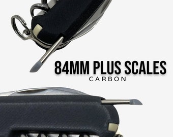 Casquillos Carbon Plus para navaja suiza Victorinox de 84 mm