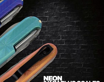Casquillo Neon Plus para navaja suiza Victorinox de 91 mm - Clip de bolsillo opcional
