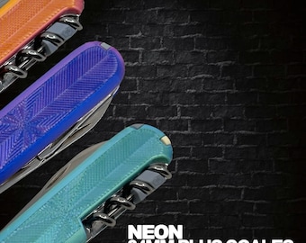Casquillos Neon Plus para navaja suiza Victorinox de 84 mm