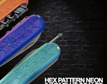 Casquillos Neon Hex Plus para navaja suiza Victorinox de 84 mm