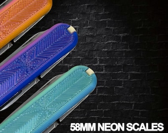 Casquillos de neón para navaja suiza Victorinox de 58 mm