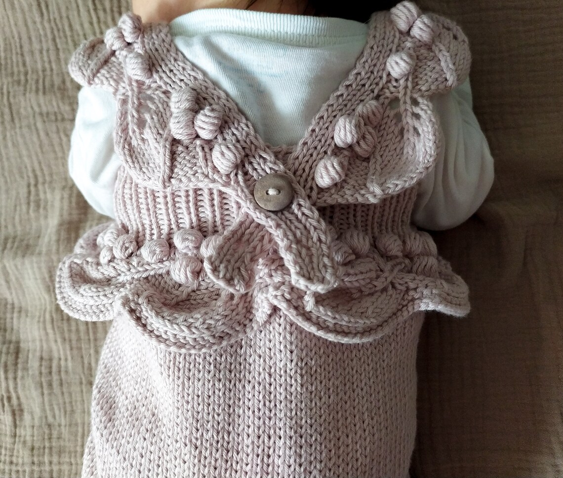 Knitting Pattern Baby Romper, Knitted Romper, Baby Romper Suit ...