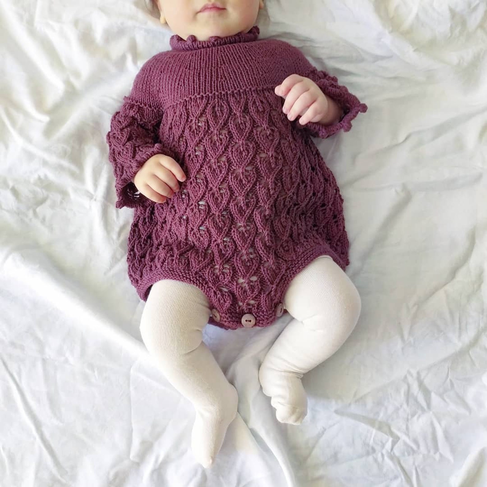 Knit Patterns for Baby, 2 in 1, Knitting Pattern Baby Romper , Knitting ...