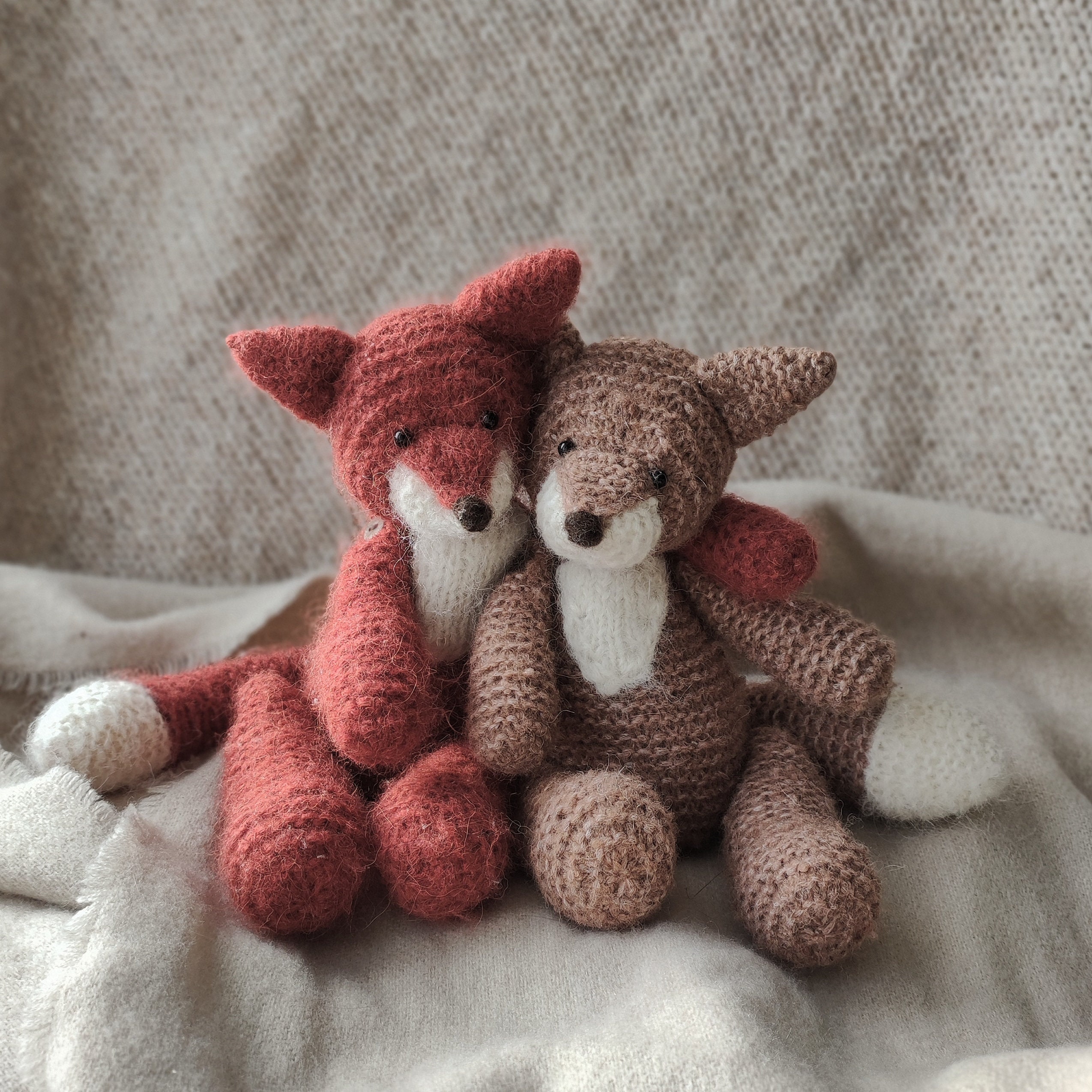 Pattern Baby Fox Fox Knitting Pattern, Baby Fox Pattern, Knit Toy Pattern, Knitted Toys ...