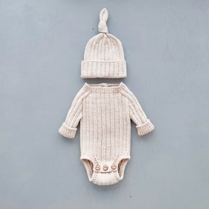PDF Knitting Patterns for Baby 2 in 1, Knit Pattern Baby Romper ...
